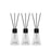 Frave Home Threefold Reed Diffuser Kit- 3 x 50ml Mini Diffusers