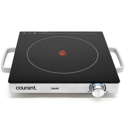 Courant Ceramic Glass Cooktop - 1500W, Stainless Steel