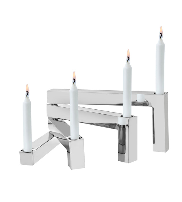 Godinger Collapsible 4-Light Candleabra