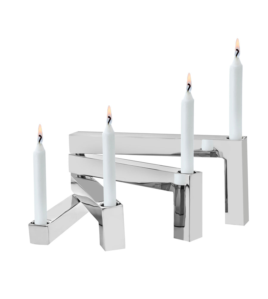 Godinger Collapsible 4-Light Candleabra