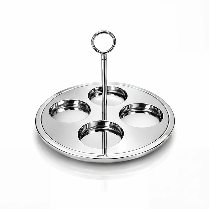 Godinger SPHERE Caddy with 4 sections for Glass Bowls
