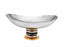 Godinger Vermeil 12 inch Oval Dish with Ring Foot