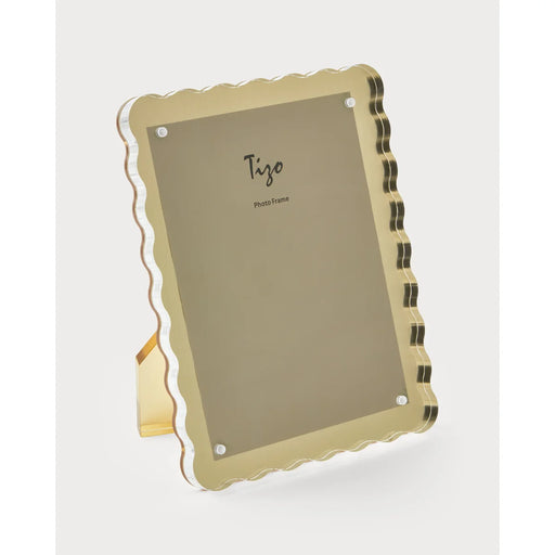 Tizo Design Lucite Gold Weave Frame, 5x7