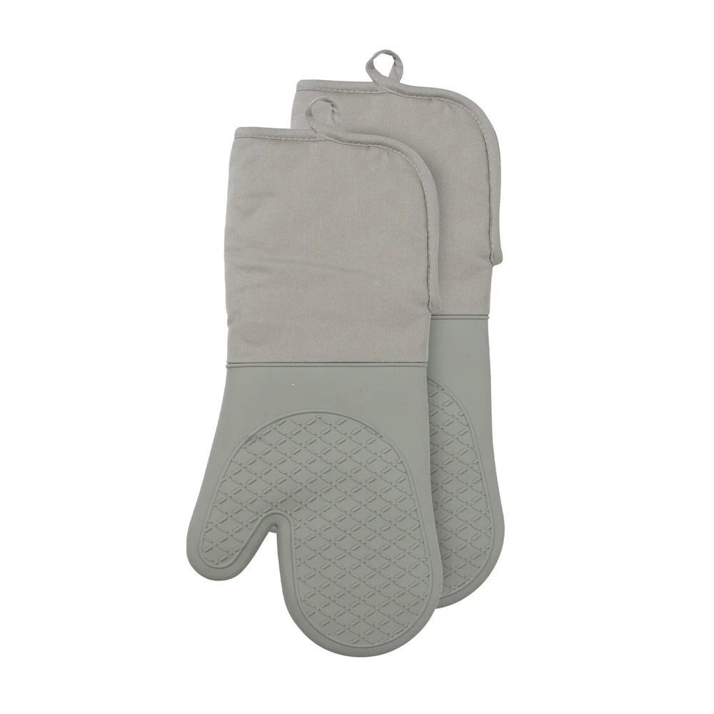 Harman Pro Silicone Magnetic Terry Lined Silicone Oven Mitt, Set/2