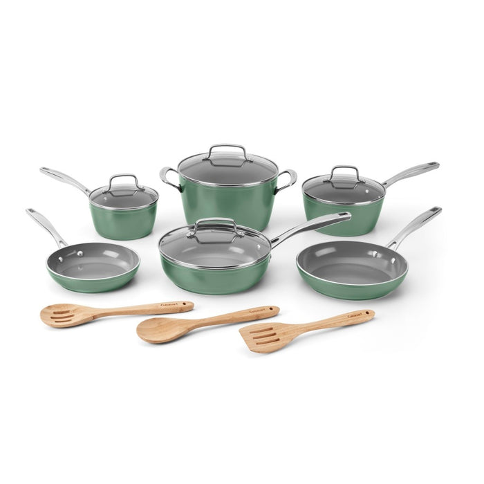 Cuisinart 13 Piece Greenchef® Ceramica®  Nonstick Cookware Set