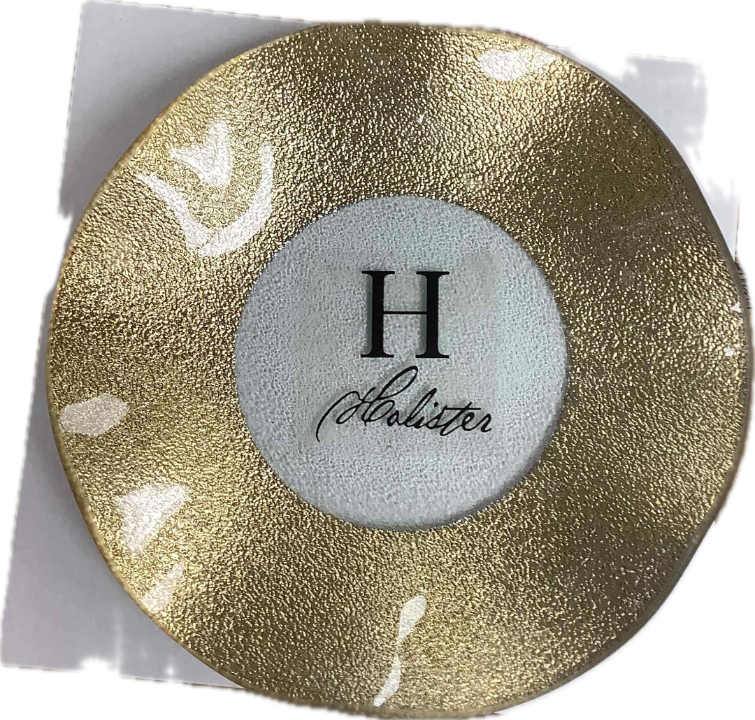Prestige Holister Ruffled Gold Edged Dessert Plate
