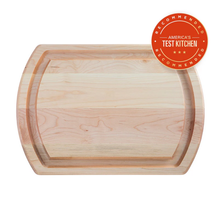 JK Adams Reversible Maple Wood Carving Board, 20x14