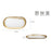 Joseph Sedgh Penia Oval Glass Platter with Gold Edges