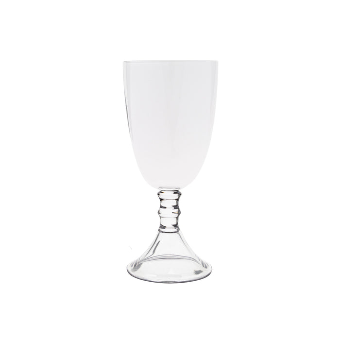 Vikko Decor - Iris, Clear Stem, Glass Goblet