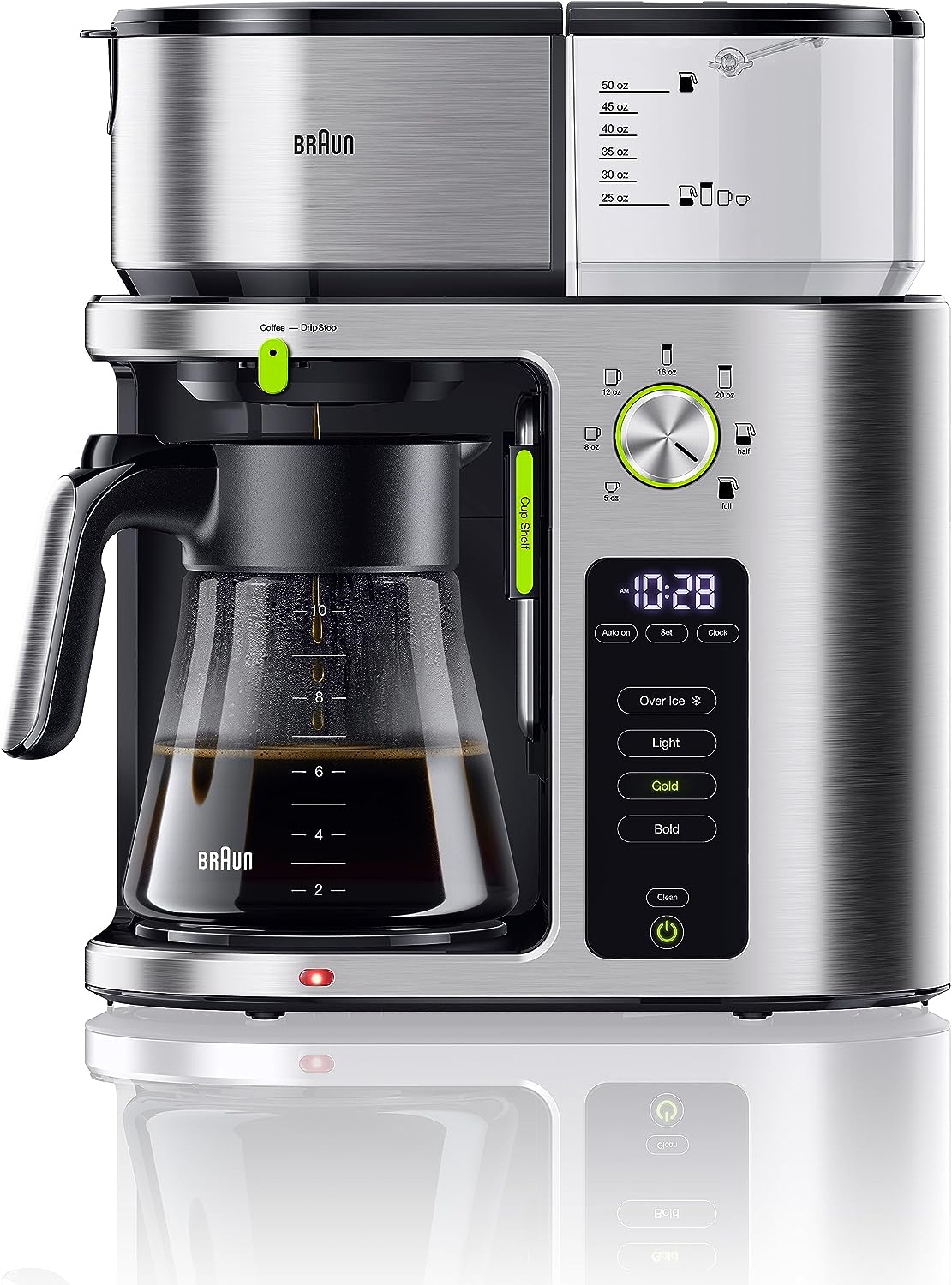 Braun Kf9079Si Multiserve Coffee Maker, Stainless Steel