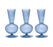 Kim Seybert Tess Bud Vase, Set/3