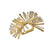 Kim Seybert Fringe Napkin Rings in Gold & Silver, Set/4