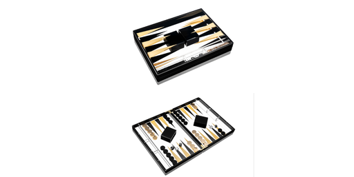 Lucite By Design Backgammon Game Set w/ Gift Box