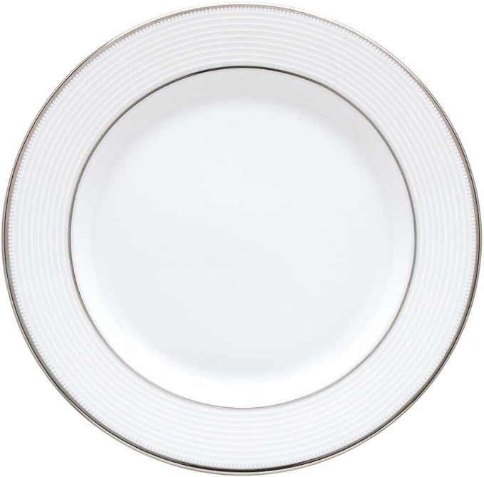 Lenox Fine Bone China Opal Innocence Stripe Dinnerware, Bread & Butter Plate