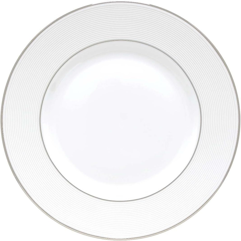 Lenox Fine Bone China Opal Innocence Stripe Dinnerware, Dinner Plate