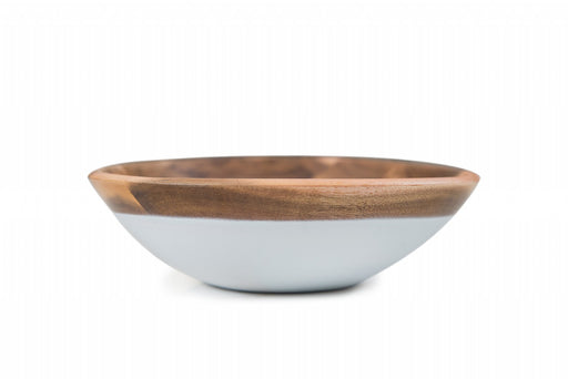 Lipper International Acacia Bowl with Lacquer Bottom