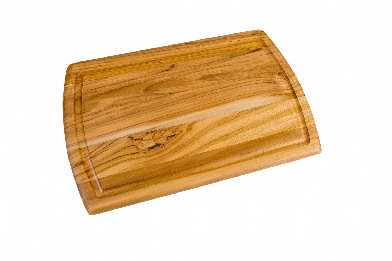 Lipper International Teak Cutting Board with Juice Well