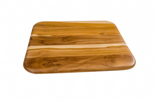 Lipper International Teak Rounded Edge Cutting/Serving Board