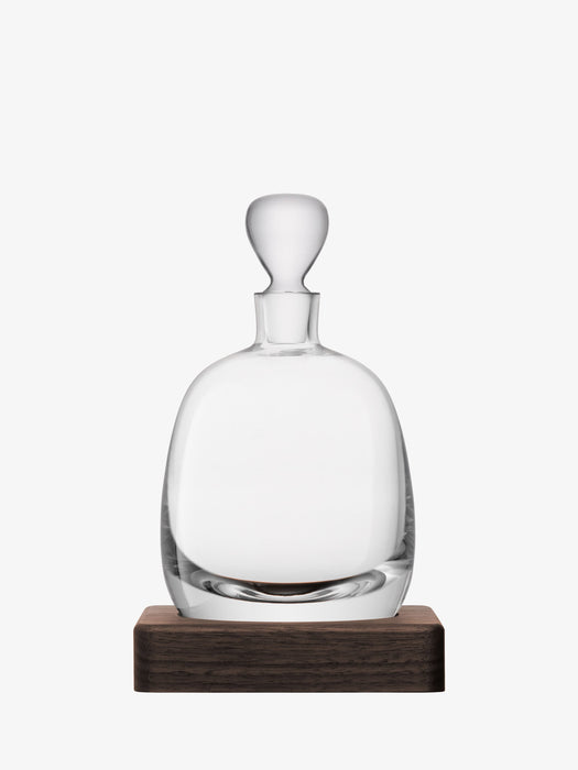 LSA International Islay Whiskey Decanter and Walnut Base