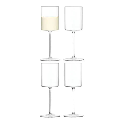 LSA International  Otis White Wine Stemware, Set of 4