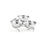 Michael Aram Silver Orchid Triple Bowl