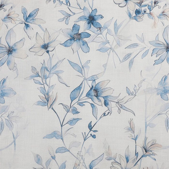 Majestic Giftware Harvest Weave Tablecloth, Blue Floral
