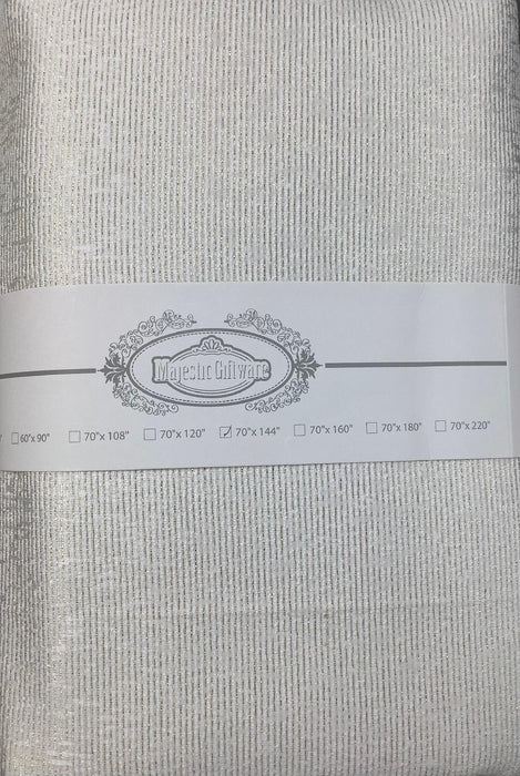 Majestic Giftware Jacquard Sandstone Tablecloth