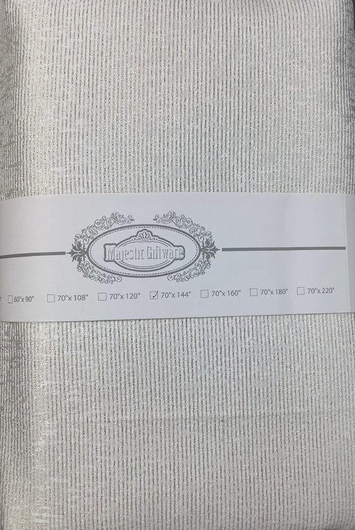 Majestic Giftware Jacquard Sandstone Tablecloth