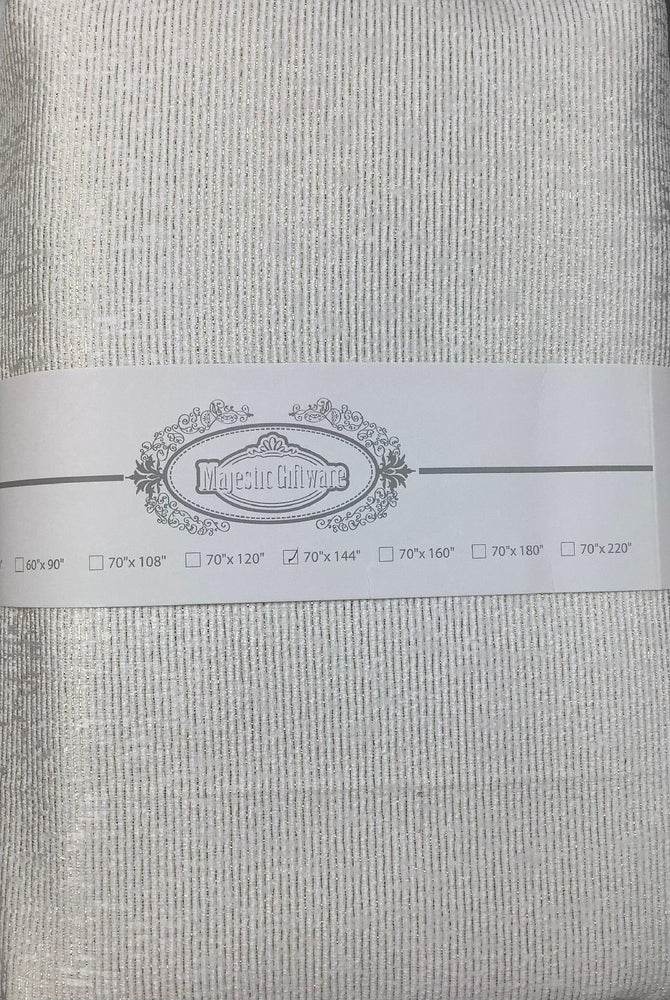 Majestic Giftware Jacquard Sandstone Tablecloth