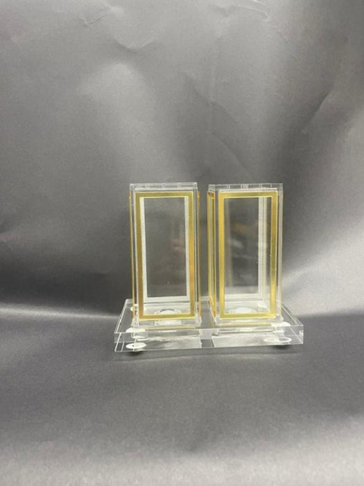 Majestic Giftware Acrylic Salt and Pepper on Base