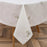 Majestic Polyester Linen Look Tablecloth, Silver/Gold Butterfly Design