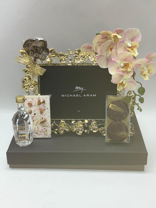 Purim 2026 Michael Aram Orchid 5x7 Frame Mishloach Manos