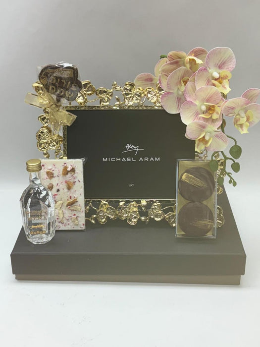 Purim 2026 Michael Aram Orchid 5x7 Frame Mishloach Manos