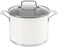 Cuisinart Matte White Stainless Collection 6 Quart Stockpot with Cover