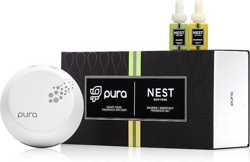 Nest Fragrances PURA Smart Home Diffuser Device, Duo - Bamboo & Grapefruit