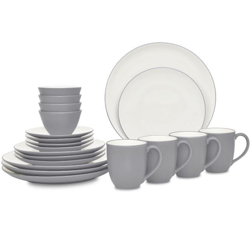 Noritake Colorwave Rimmed Dinnerware, 20 pc. Set, Service for 4