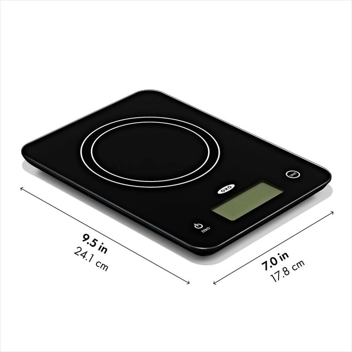 OXO Good Grips 22 lb Everyday Glass Food Scale