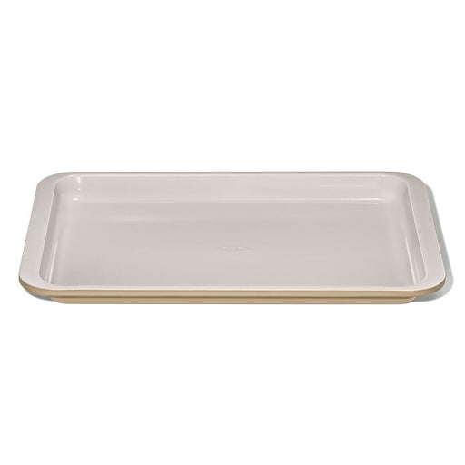 Oxo Non Stick Pro Ceramic Coated Metal Bakeware Jelly Roll Pan, Biscuit