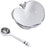 Pampa Bay Apple Honey Dish w/ Spoon, White/Silver