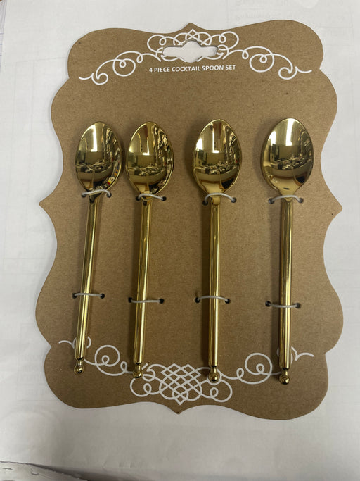 Prestige Rotunda Gold Dessert Spoons, set/4