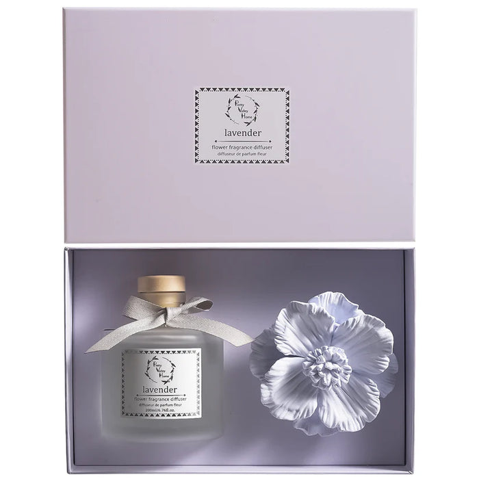 PVH Purple Marigold Ceramic Flower, Lavender