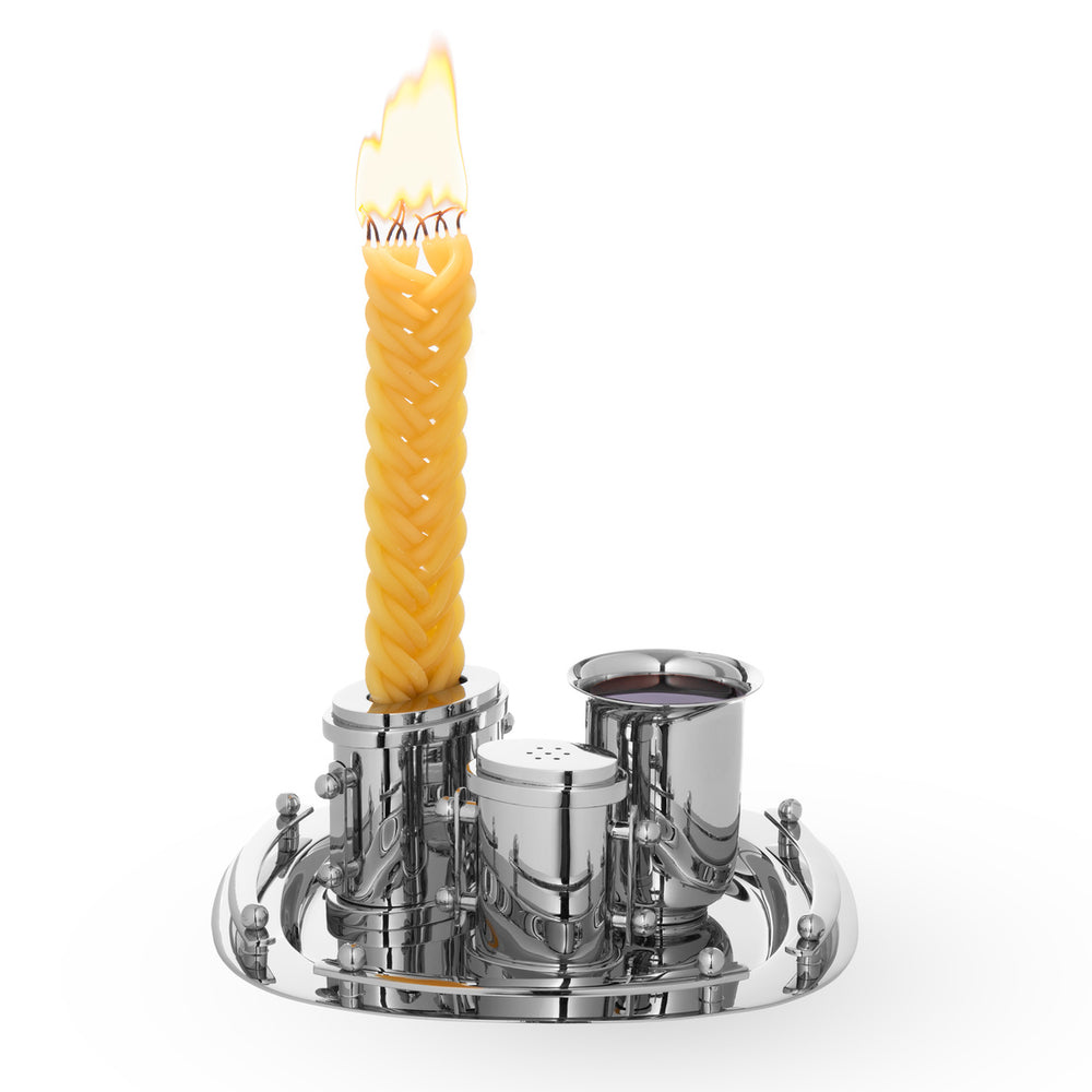 Godinger Ricci Suspension Havdalah Candle Set