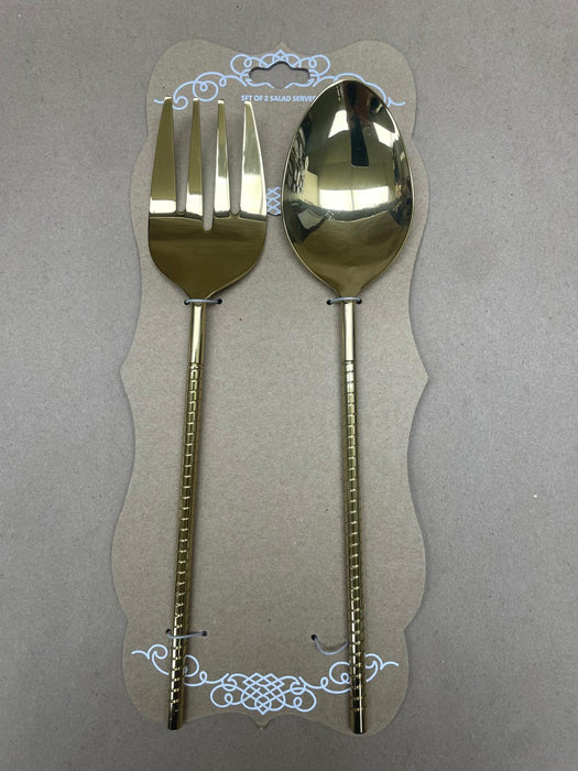 Prestige Rotunda Gold Salad Servers