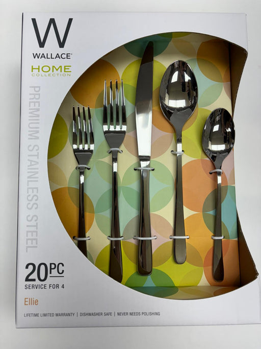 Prestige Wallace Ellie 20 Piece Flatware Set, Service for 4