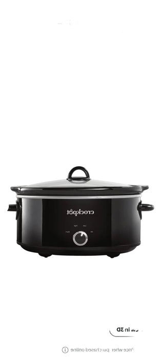 CrockPot Oval Stoneware & Stainless Steel Slow Cooker