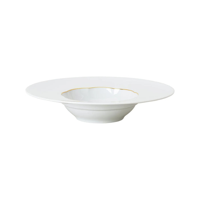 Rosenthal Sonetto Oro Dinnerware, Soup Plate, Gold Band