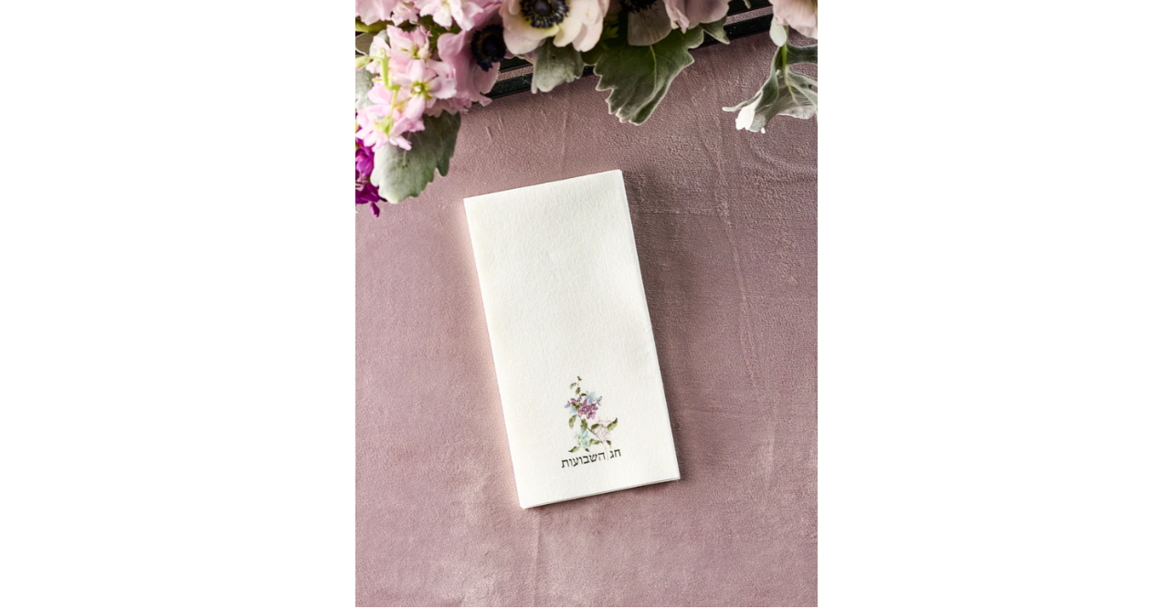 The Stamp Studio Shavuos Floral Bouquet Napkin