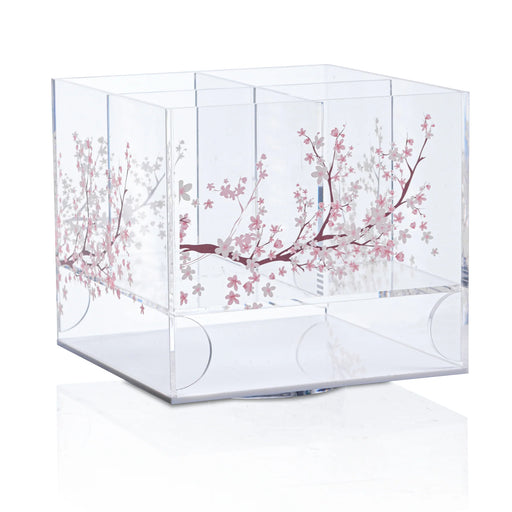 Waterdale Collection Cherry Blossom Swivel Flatware Caddy