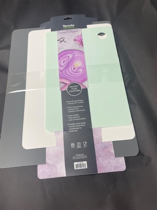 Tovolo Elements Flexi Cutting Mats, Set of 3 Assorted Sizes