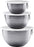 Tovolo Set of 3 Tight Seal Stainless Steel Mixing Bowls